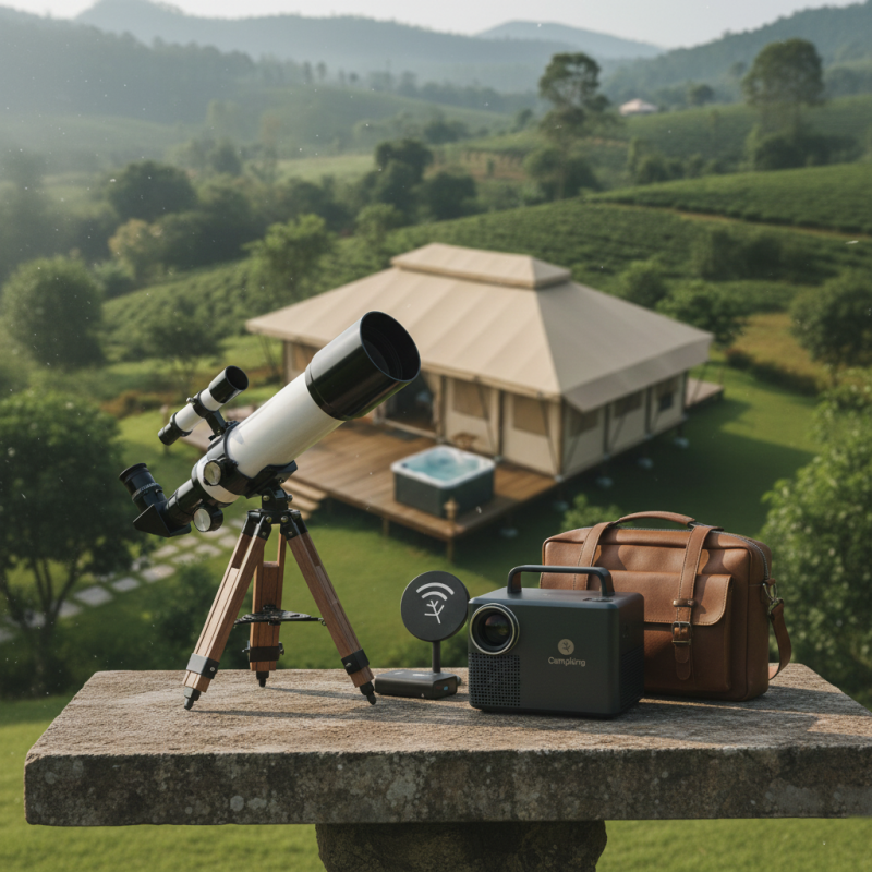Telescope for Glamping Resorts Dome Tents and Outdoor Cabins Campking ...